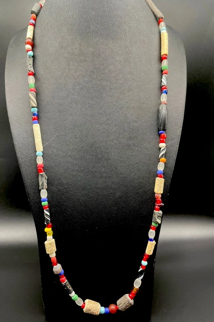 Ancient Antique Old Trade Glass Beads From Ancient Roman's From Central Asia 2