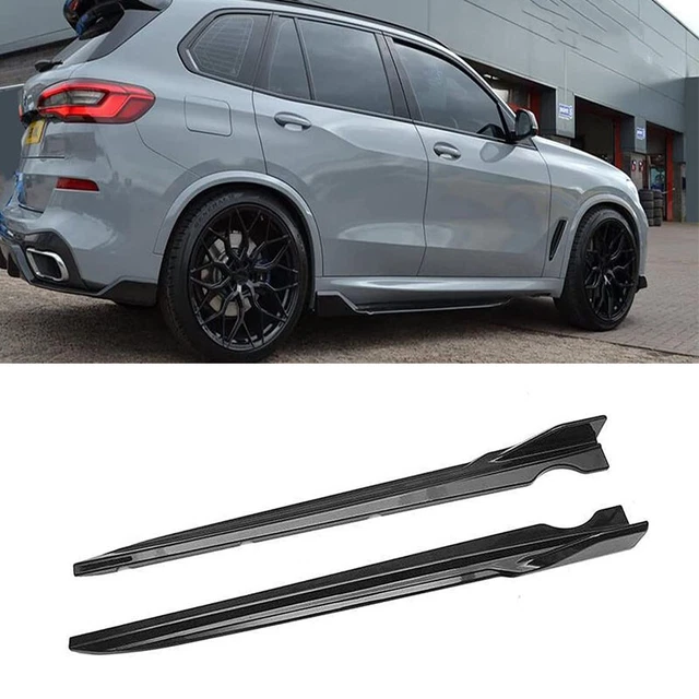 2019-2023 BMW G05 X5 M-pack - Front Lip Extension - Gloss Black