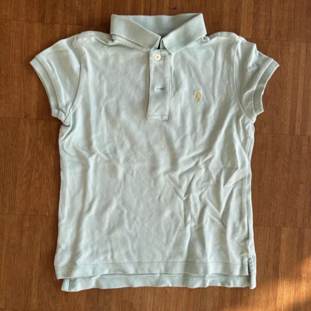 Ralph Lauren Mädchen Poloshirt Mint Gr. 7