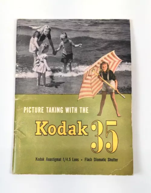Kodak 35 Camera User Manual Instructions Guide Book Booklet Vintage