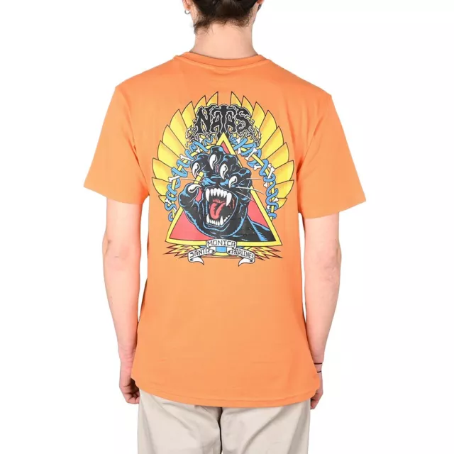 Santa Cruz Natas Screaming Panther S/S T-Shirt - Apricot