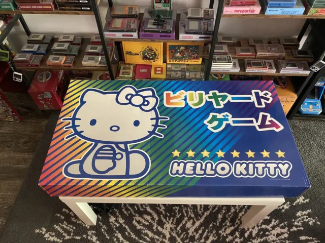 Sanrio Hello Kitty Billiard Pool Table (Not For Sale) Unused/New Japan JP Anime