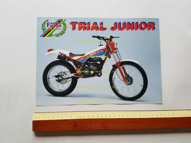 Fantic Motor Trial 50 Junior 1986 depliant originale italiano