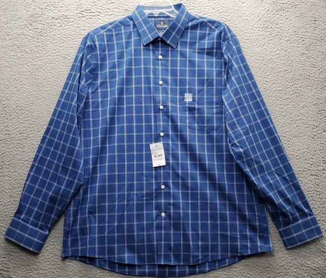 croft and barrow classic fit dress pants BIG & TALL Royal Texture L/S Button-down Dress Shirt - Izod Sportswear main image 1