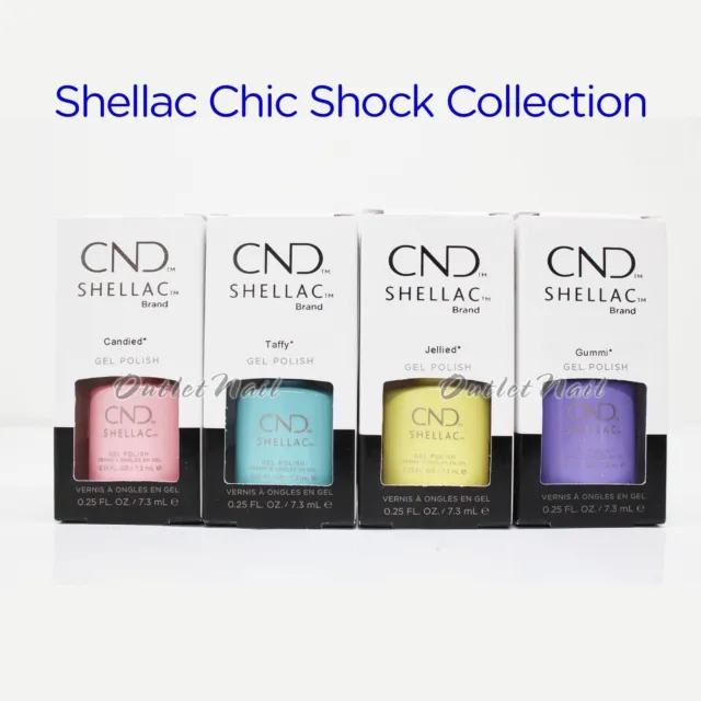 CND Shellac 2018 Chic Shock Collection UV Gel Nail Polish Color 7.3ml 0.25oz