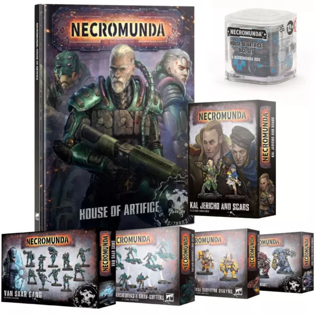 Necromunda Van Saar Gang Kits & Accessories | House of Artifice Miniatures