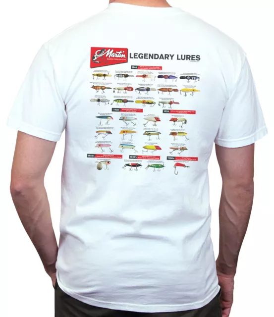 MARTIN FISHING LURES Legendary Lures Collection T-Shirt $32.00 - PicClick