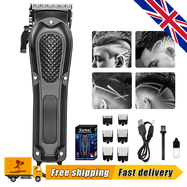 Professional Hair Clippers Cordless Trimmer Beard Cutting Machine Barber Kemei
