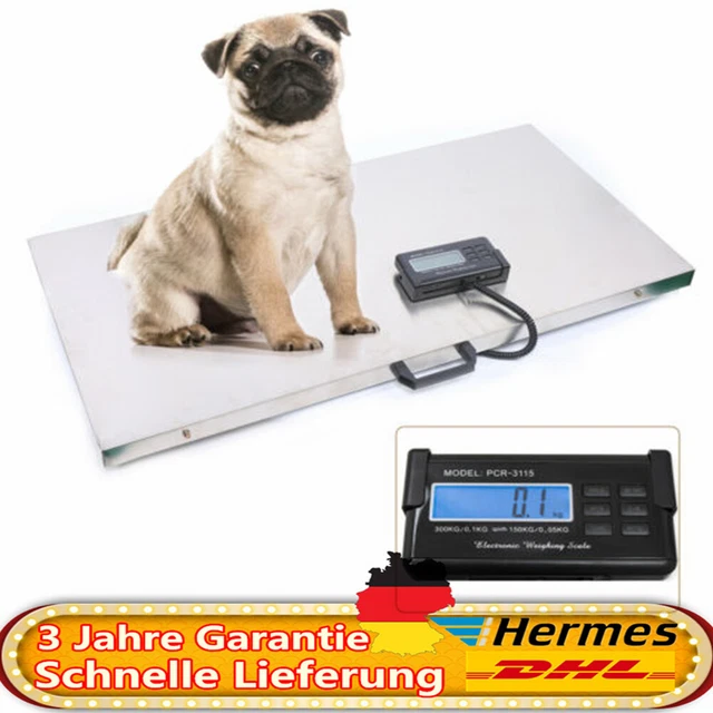 Bilancia per animali 300 kg 0,1 kg / 150 kg 0,05 kg bilancia a piattaforma bilancia a pacchetto bilancia acciaio inox