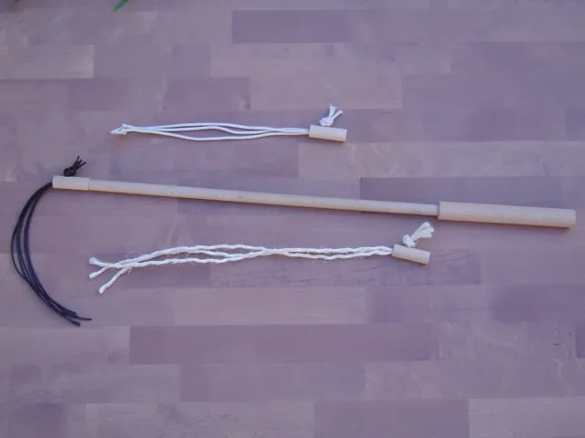 pipano Katzenangel 58 cm mit 3 wechselbaren Adaptern, Holz Spielangel, KSET158