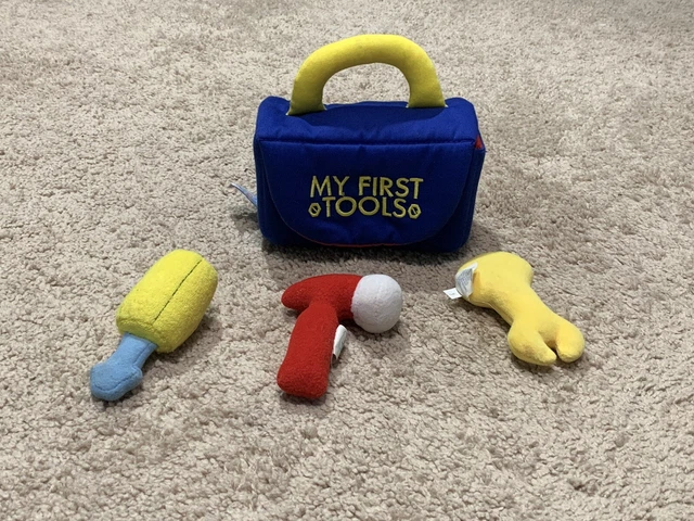 Baby GUND My First Tool Set Baby Kids Plush Play Set, Sensory Toys Rattle