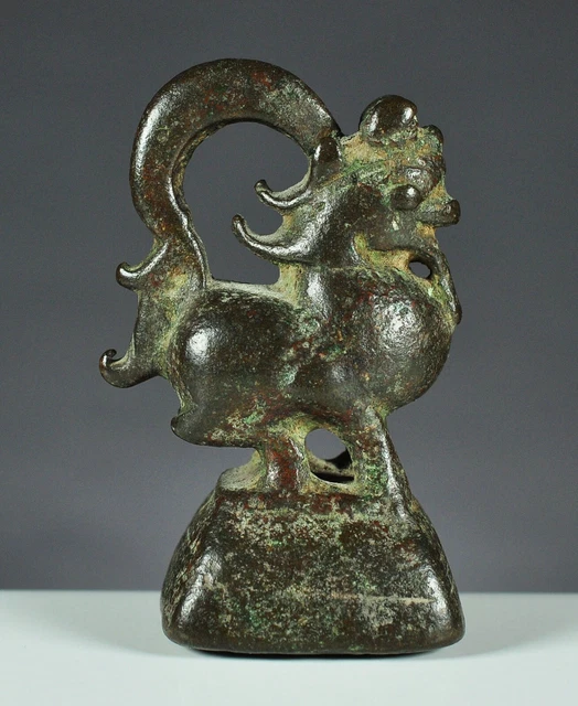 Opiumgewicht, opium weight, Poids d'Asie, lion, 306 g / 20 tical, Burma, Myanmar