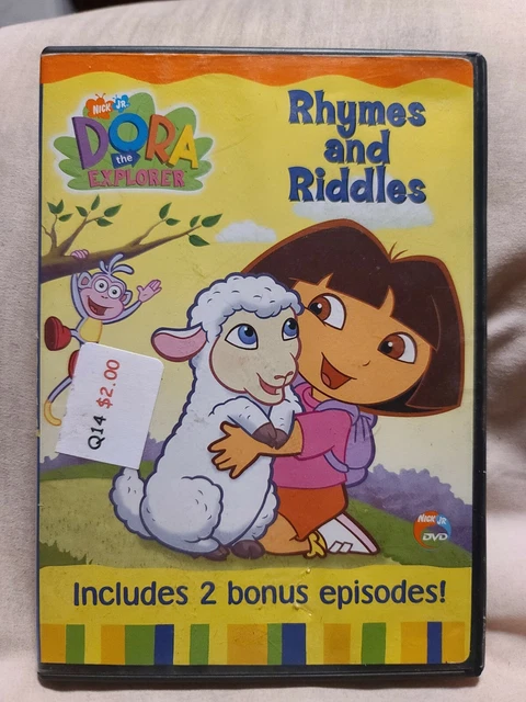 SHELF162G DVD ~ Nick Jr - Dora the Explorer- rhymes and riddles- 2 ...