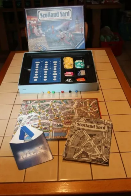 SCOTLAND YARD Où se cache Mister X ? Scotland Yard enquête Ravensburger 1992-96 2