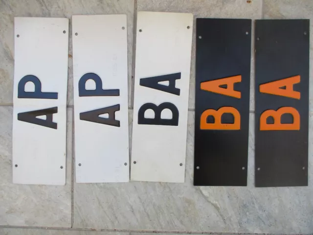 License Plate Italy License Plates Provinces Plastic Car Bari Axles Out Of Use 70S