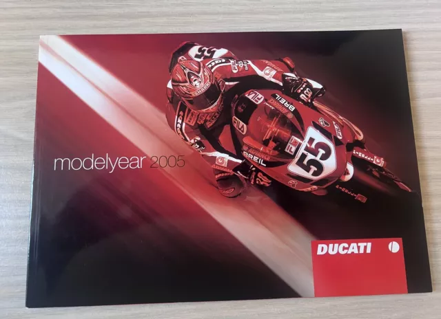 DUCATI 2005 Model Year Motorcycle Range Sales Brochure 2005 #91711391A ENG/ITAL