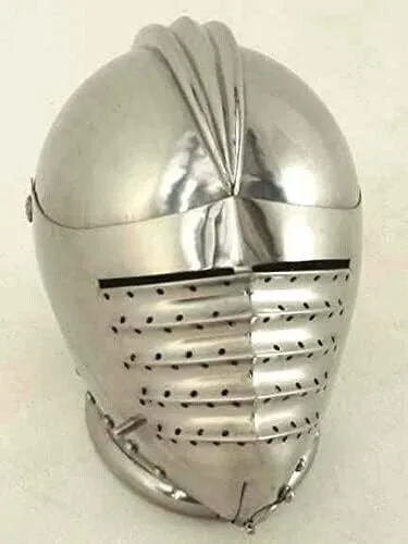 Maximilian Helmet closed Steel Fits Most Adults Halloween Medieval Emperor