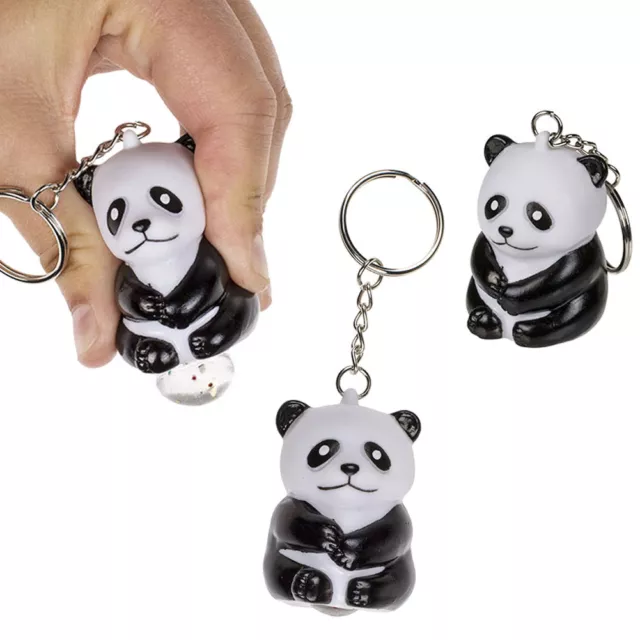 UN PORTE CLÉS panda qui fait caca des paillettes - Squeeze pop