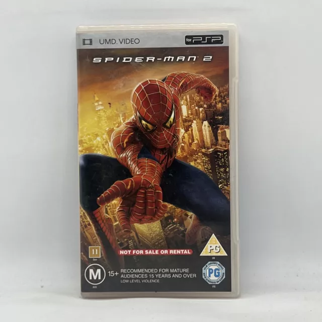 Spiderman 2 Two Sony PSP PlayStation UMD Movie Video Free Post Region 2