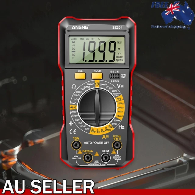 AC/DC Voltage Tester Large Screen Voltage Detector Auto-Ranging Electrical Tools