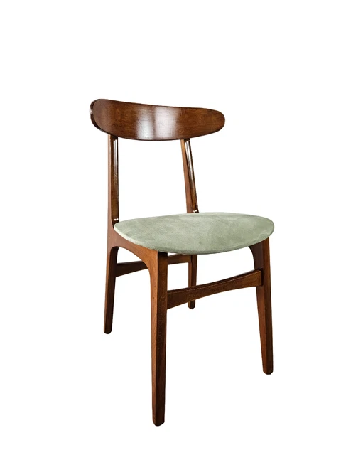 Sedia anni '60 stile Scandinavo | Sedia Design 1960 | Sedia per sala da pranzo