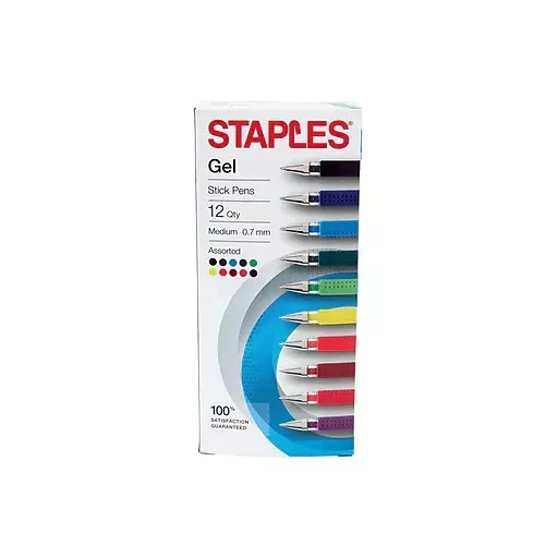 Staples Mini GEL Fashion Pens 12 Count / Unopened 52839 for sale online