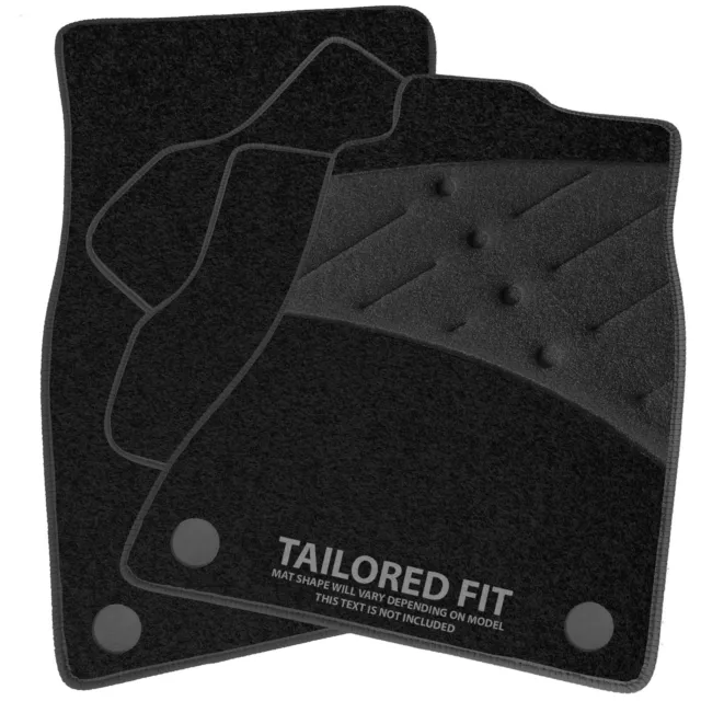 To fit MG HS 2019+ Auto Black Tailored Car Mats [FW]