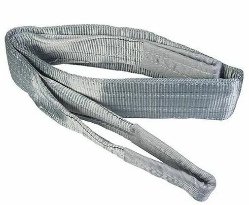 Nastro di sollevamento cinghia imbracatura rotonda con passanti 4000 kg lunghezza 120 mm larghezza grigio