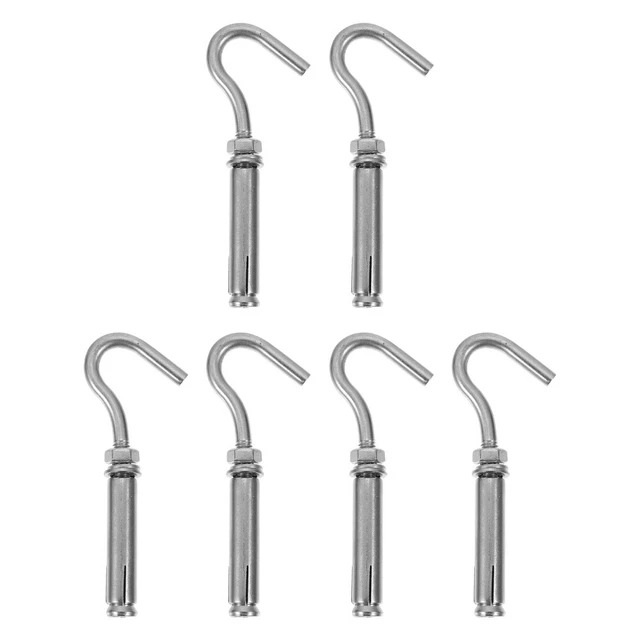 6 pz viti di espansione appendiabiti metallo clip soffitto