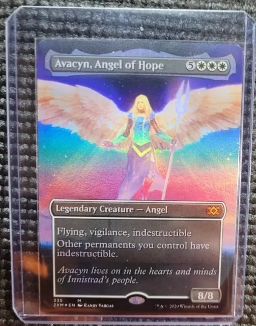 Avacyn, Angel of Hope Borderless Extended Art MTG Double Masters NM