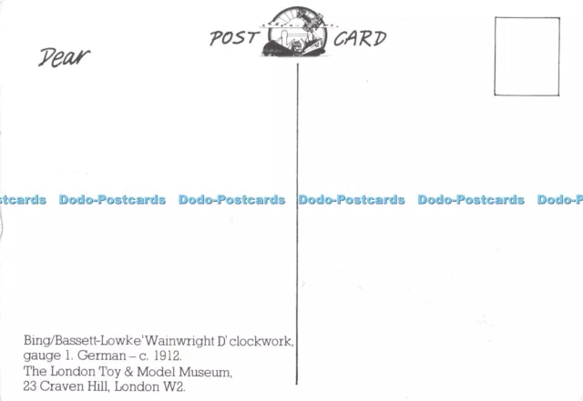 D064594 Bing. Bassett Lowke Wainwright D clockwork gauge 1. German c. 1912. The 2