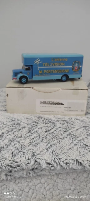 Autocar Citroën T55 Currus – Kit Résine Monté MINITRUCKS, échelle 1/50, état Correct