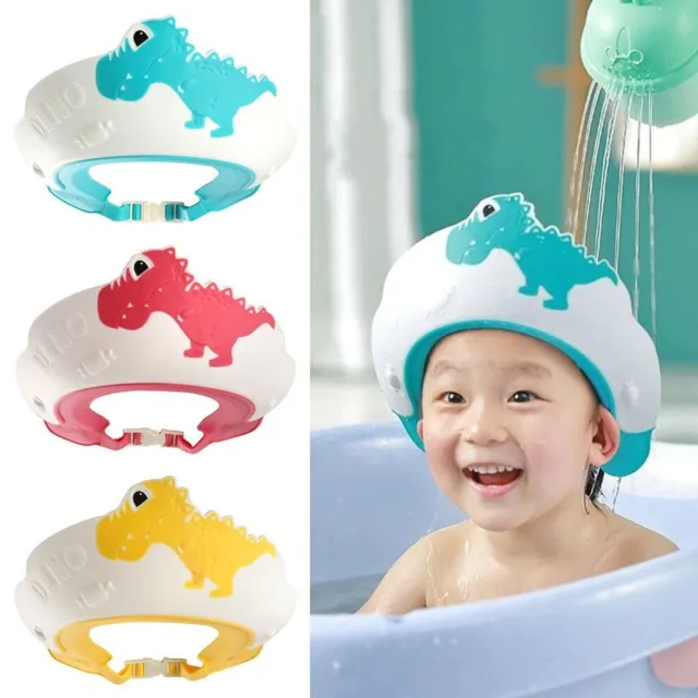 Bonnet douche bébé réglable couronne enfants enfants bain shampooing  chapeau B6