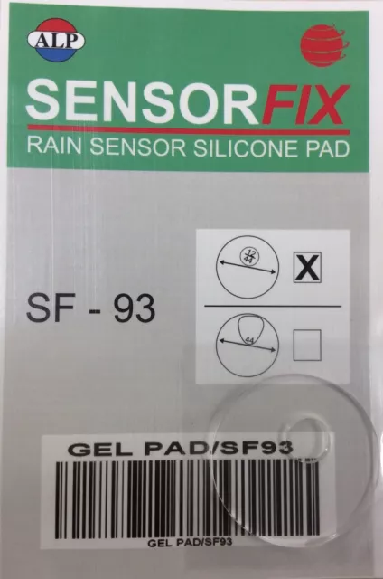 Parabrezza sensore pioggia e luce pad silicone SMART PER DUE/SMART PER QUATTRO