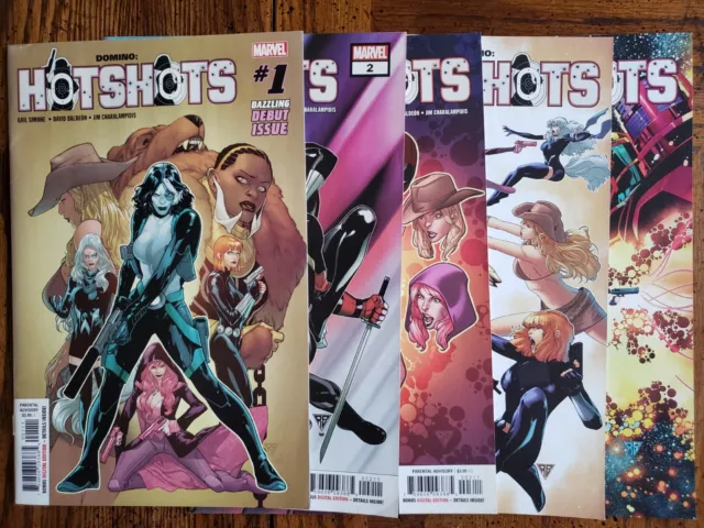 Domino: Hotshots (2019) 1-5 | 5 Book Lot | Marvel X-Force X-Men FULL RUN