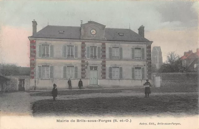 Cpa 91 Mairie De Briis Sous Forges