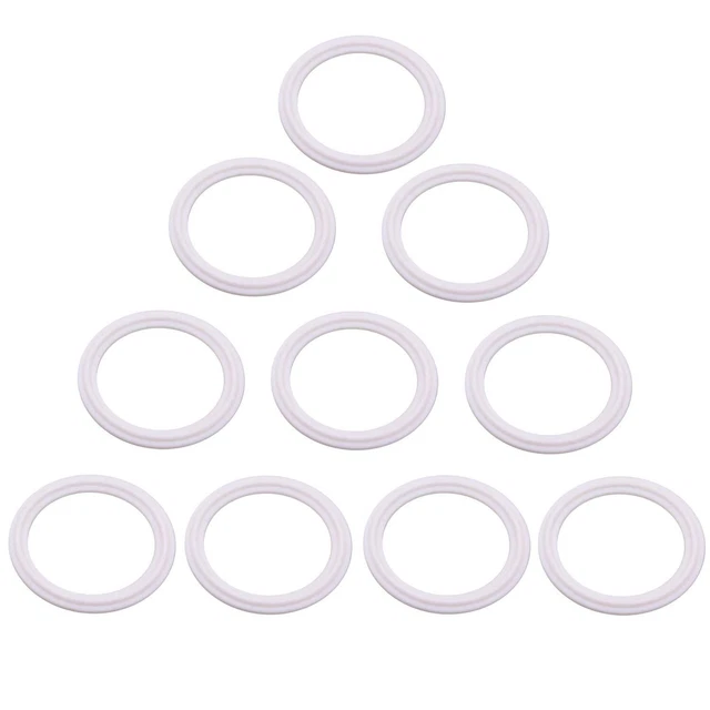 Teflon (PTFE) Tri-Clamp Gasket O-ring - 2 Inch Style Fits OD 64MM