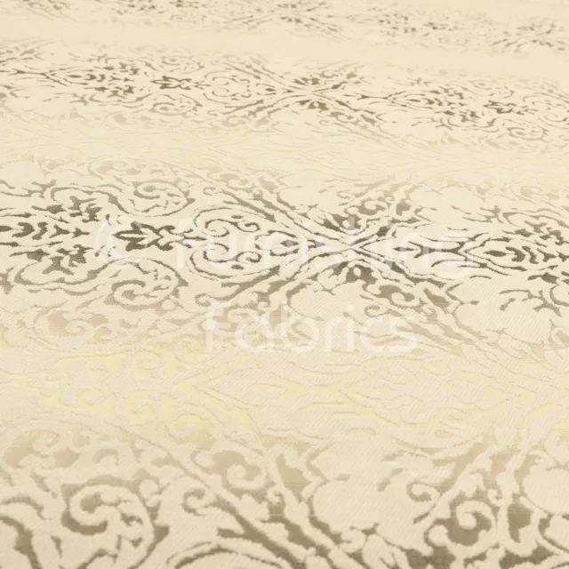 Luxurious Heavyweight Floral Soft Chenille Velvet In Silver Upholstery Fabric 3