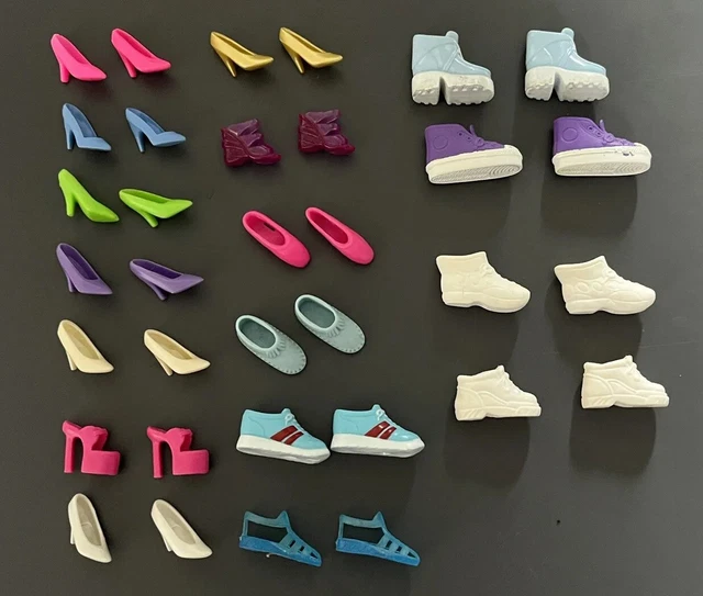 Job Lot Vintage Barbie Doll Shoes