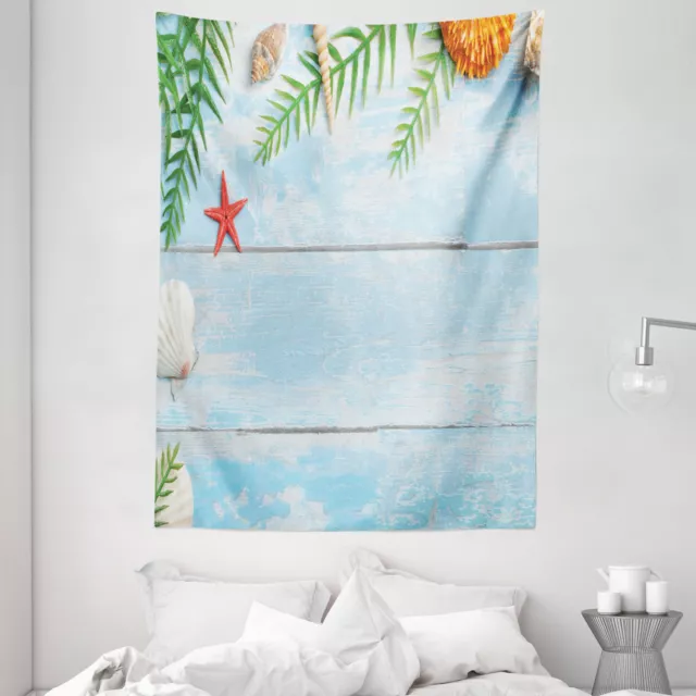 Tropisch Wandbehang Fisch Seashell Maritime Dekorative Wandbehang Wandtuch