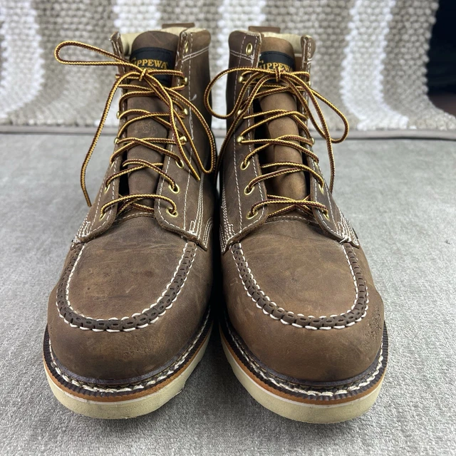 CHIPPEWA ORTHOLITE EDGE Walker 6" Steel Toe Work Boot ED5321 Size Men's ...