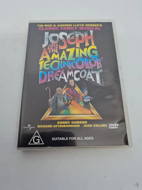 Joseph And The Amazing Technicolor Dreamcoat (DVD, 1999) Free Post. VGC.