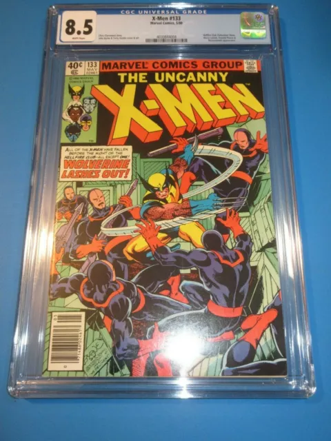X-men #133 Bronze age 1st Solo Wolverine Hot Key Byrne CGC 8.5 VF+ Beauty Wow