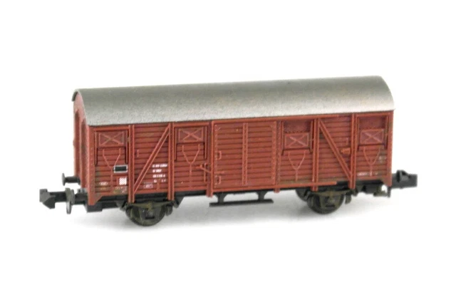 HO] : Wagon ex-couvert primeur 20t PLM, livrée brun 540, SNCF, Ep