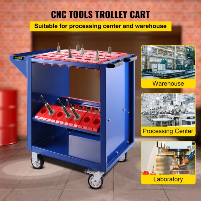 BT40 Tool Trolley Cart Holders CNC carrello portautensili supporto carrello stoccaggio utensili 2