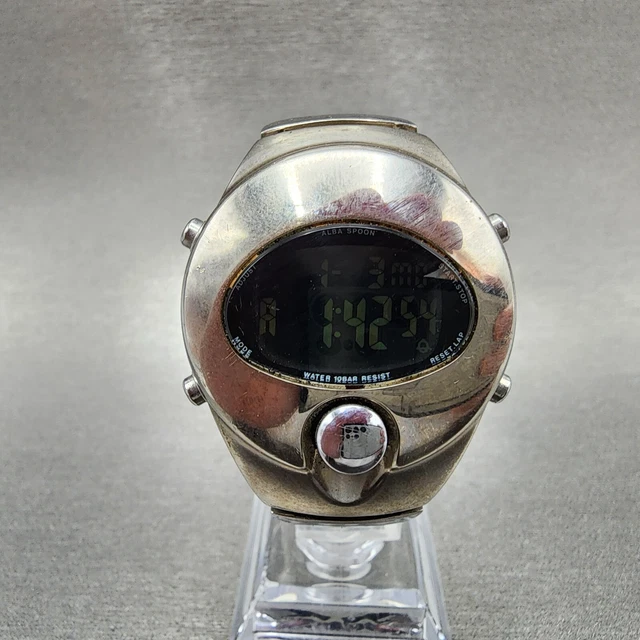 時計 SEIKO spoon JAL W620-4340 ALBA Exc+5 w/ Case] SEIKO ALBA Spoon JAL W620-4340 Quartz Digital