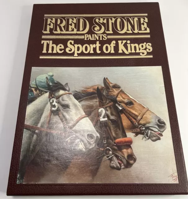 FRED STONE Paints The Sport Of Kings LIMITED ED. Signed and Numbered