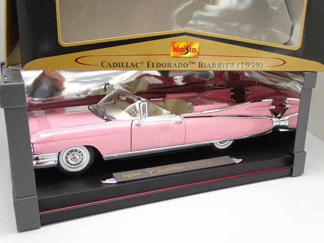 Maisto 1/18 - Cadillac Eldorado Biarritz 1959 Rose - Neuve