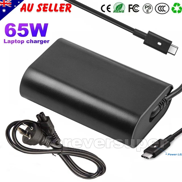65W Laptop Charger AC Adapter Type C USB C for Samsung HP Lenovo Dell Asus Acer