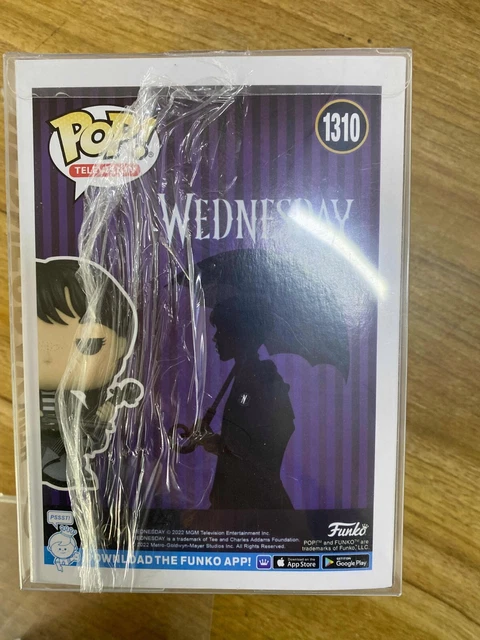 Funko POP! Wednesday 1310# Wednesday Addams with Cello Vinyl Action Figures 3